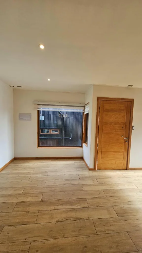 Casa nueva en condominio, Coyhaique – Living luminoso
